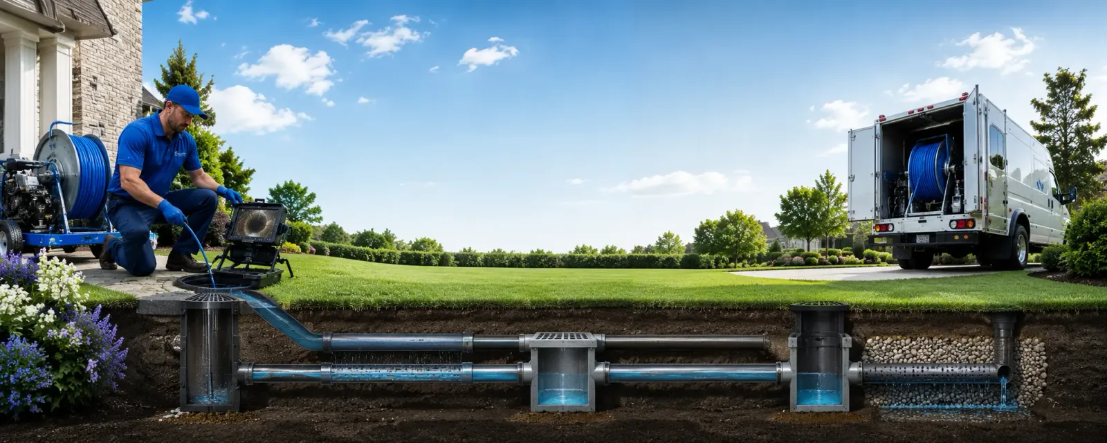 Outdoor drain cleaning information for Williamston, SC